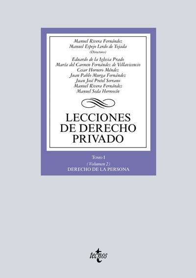 Lecciones de Derecho privado. Tomo I. Volumen III