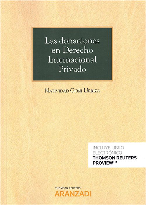 Las donaciones en Derecho Internacional Privado