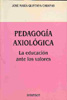 Pedagogía Axiológica. La Educación ante los valores