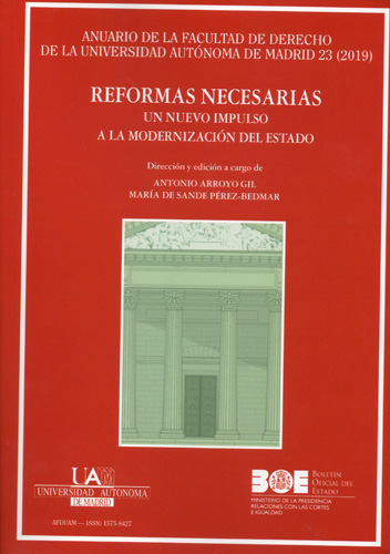 Anuario de la Facultad de Derecho de la Universidad Autónoma de Madrid 23 (2019)