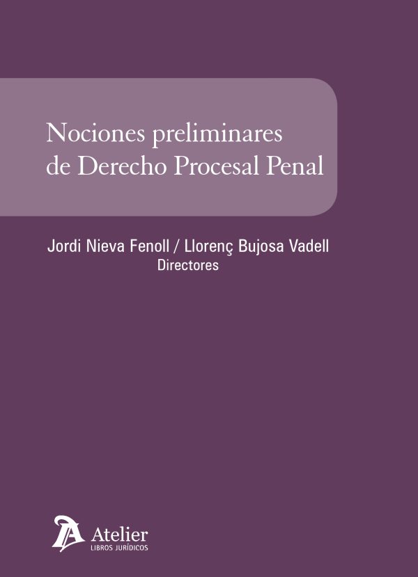 Nociones preliminares de Derecho procesal penal